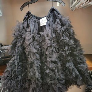 $995 COMME DES GARCONS PARTY BLACK PUFFY JAPAN SKIRT NORDSTROM SMALL MEDIUM